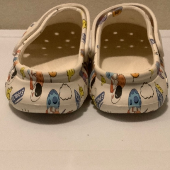 Boys Girls Clogs Kids Classic Garden Water Clogs Astronaut Print 36-37 - Picture 12 of 12